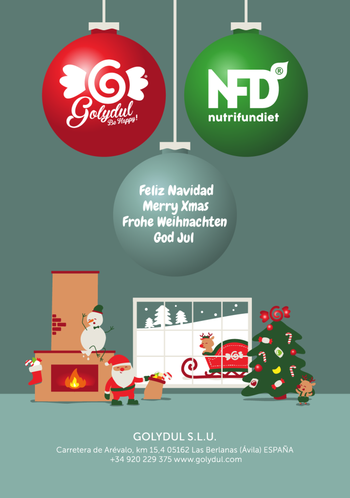 Felicitaciones de Navidad para empresas diseñadas por Komuso